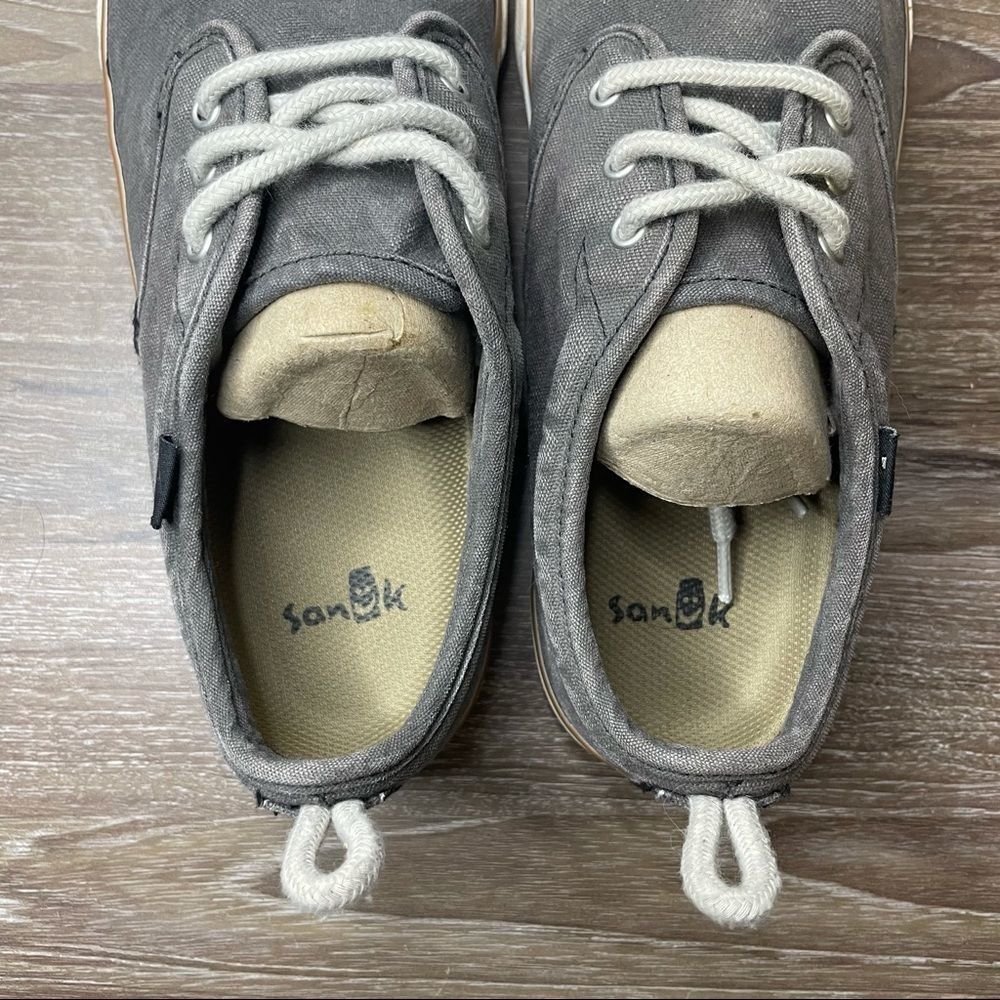 Sanuk | Guide Plus Sneaker - Washed Grey ; Womens 9.5 - Picture 7 of 9